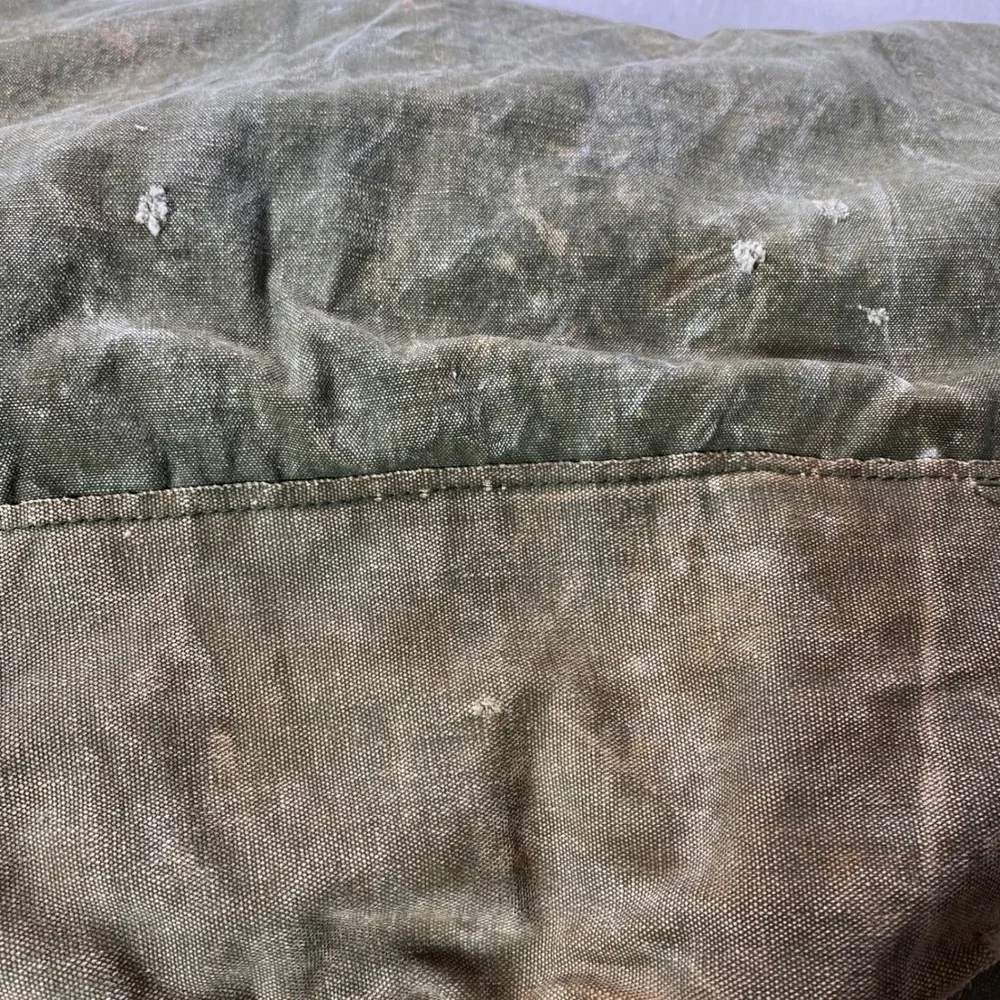 Vintage Olive Green Canvas FieldArmy Duffle Bag